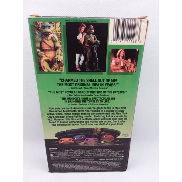 5 Teenage Mutant Ninja Turtles VHS Video Lot 80s Shredder Shrinking Turtles - Picture 7 of 12